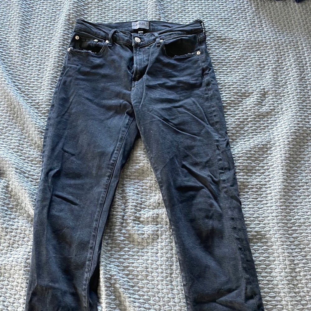 Agolde Black denim jeans size 28